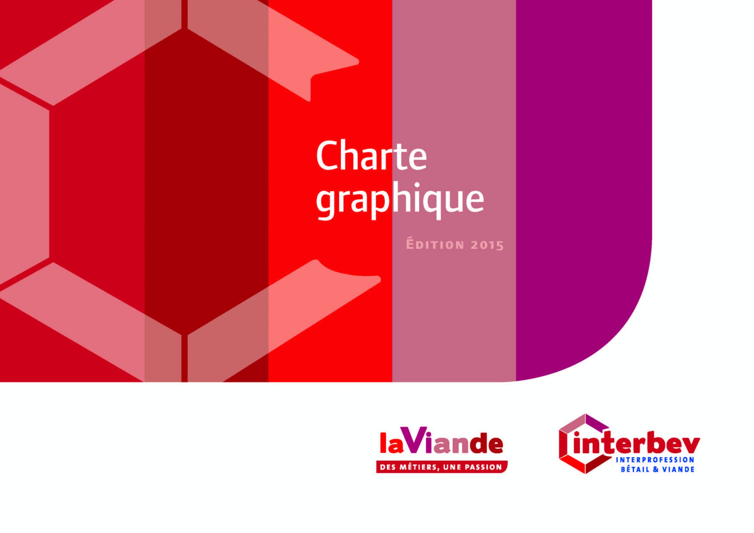 couverture de la charte graphique Interbev