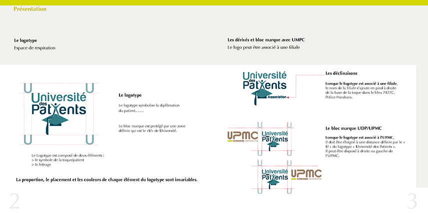 Université des Patients<br />
Charte graphique